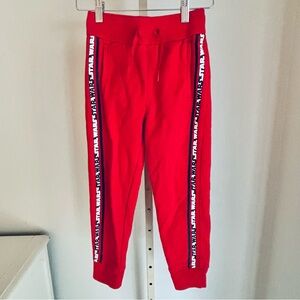 GAP Kids Star Wars Logo Side Fleece Sweatpants Joggers Red, Size Small (Boys)